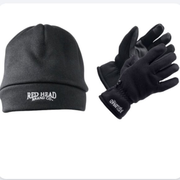 RedHead Knit Winter Gloves, Black, Men's XL - Picture 6 of 7